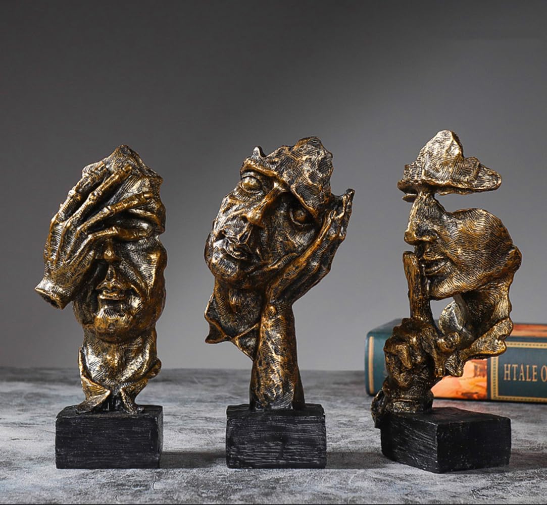 Statuette Les Trois Visages du Silence