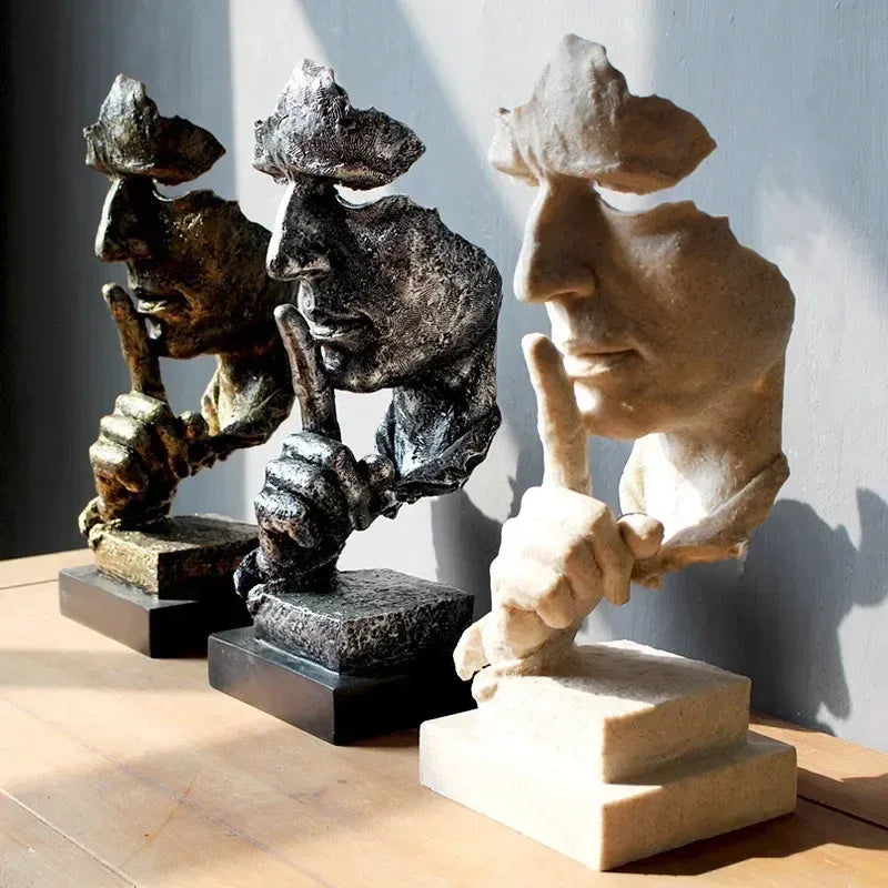 Statuette Les Trois Visages du Silence